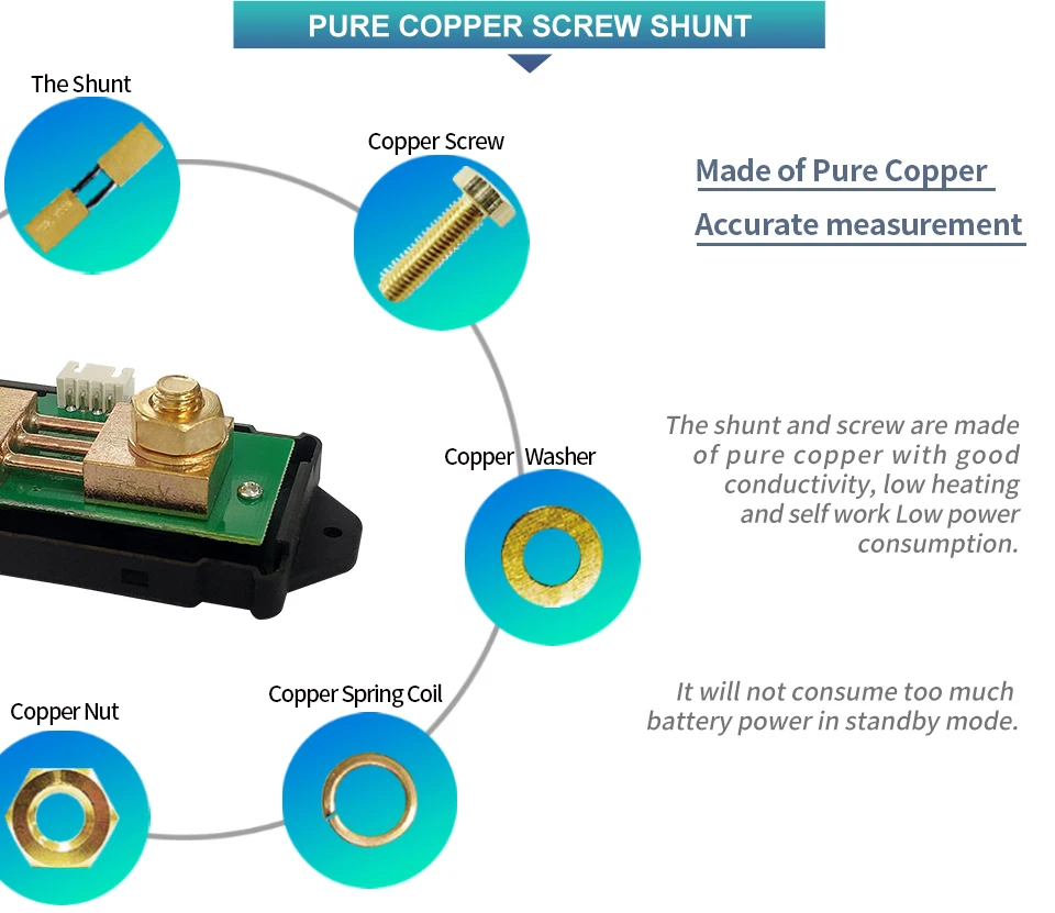 Bluetooth Battery Monitor KH110F KH140F KH160F Voltage And Current Tester Capaci