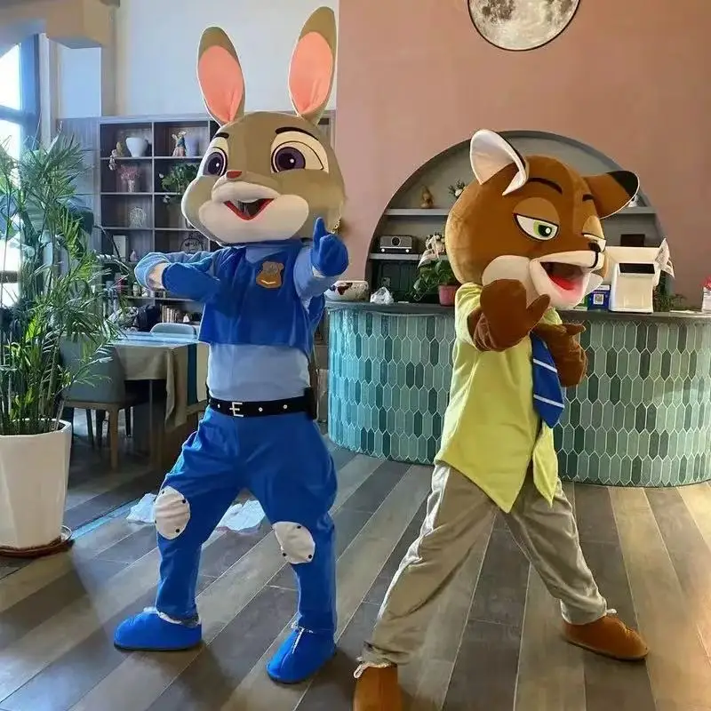 Mascottes Zootopia Judy Hopps & Nick Wilde – Costumes