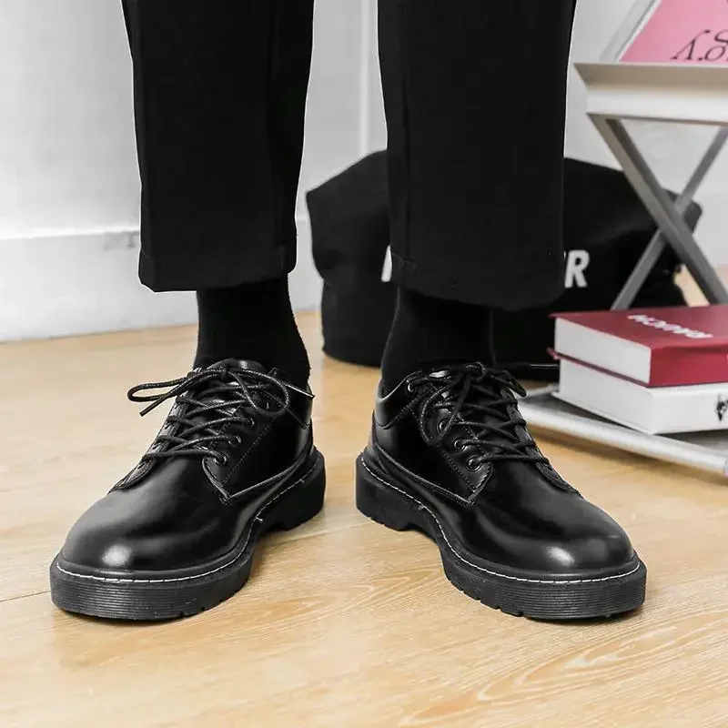 

Итальянские мужские кожаные черные классические мужские оксфорды офисные свадебные туфли