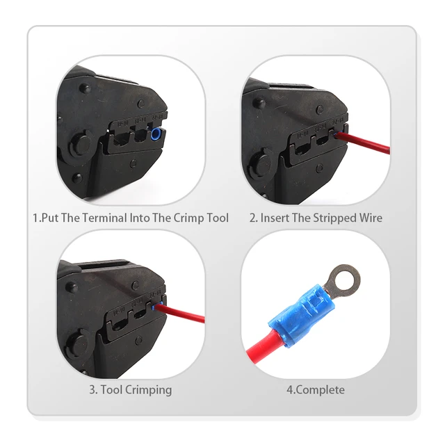 Crimp Long Neck Ring Terminals  Electrical Connectors For Sale