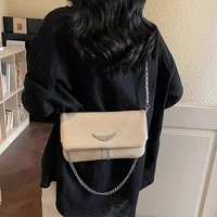 Nouveau sac messager bandoulière à chaîne, style français, classique, tendance et polyvalent, pour femme, modèle 2026, avec wi 5