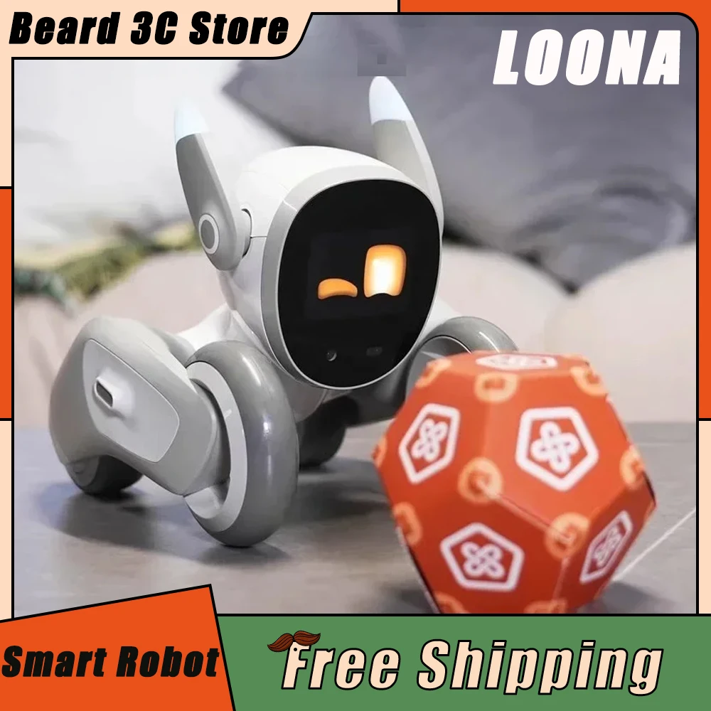 

LOONA Smart Robot Intelligent Machine Dog AI Emotional Toy Gaming Companion Pet Dialogue Programming Electronic Desktop Boy Toys