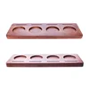 Solid Wood Whiskey Flight Tasting Board Holder - Scotch Flight Serving Tray with Glasses - Ideal Sampler Tray for Whiskey Lovers 1