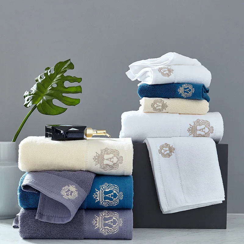 3Pieces Set Premium Cotton Towel Set Thicken Plush Hand Towel Extra Large  Bath Towels for The Body Home Hotel Spa Towel Bathroom - AliExpress