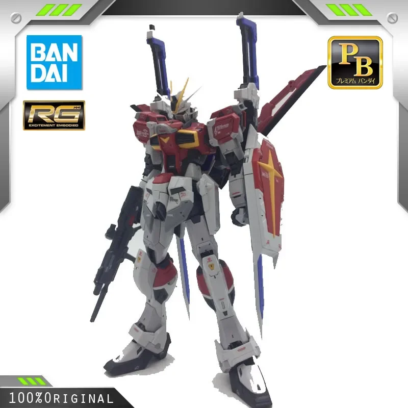 

BANDAI Anime RG PB 1/144 ZGMF-X56S SWORD Impulse Gundam New Mobile Report Assembly Plastic Model Kit Action Toys Figures Gift