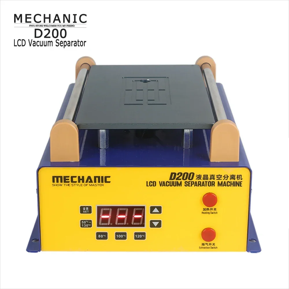 

ЖК-вакуумный сепаратор MECHANIC D200, разветвитель экрана для быстрого снятия экрана, нагревательный стол, инструмент для ремонта