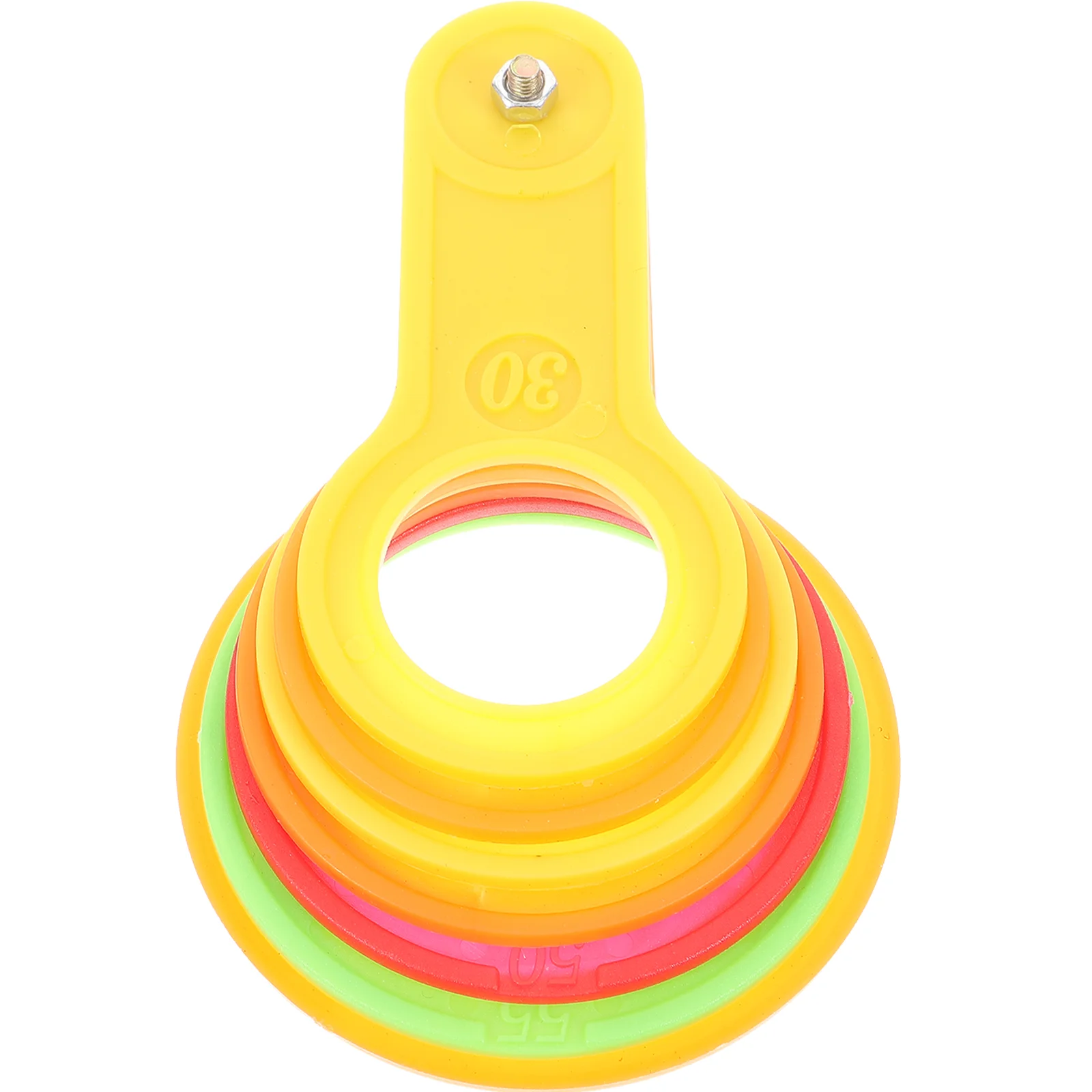 

Fruit Measuring Ruler Peaches Lap Tool Universal Fruits Diameter Circle Plastic Gauges