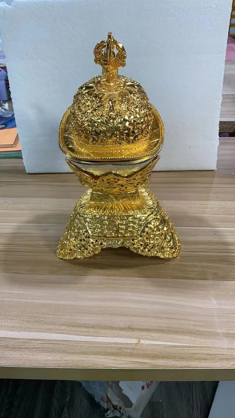 Buddhism, Tantra, exquisite, alloy buddha kapala-bowl, 2 size optional 2