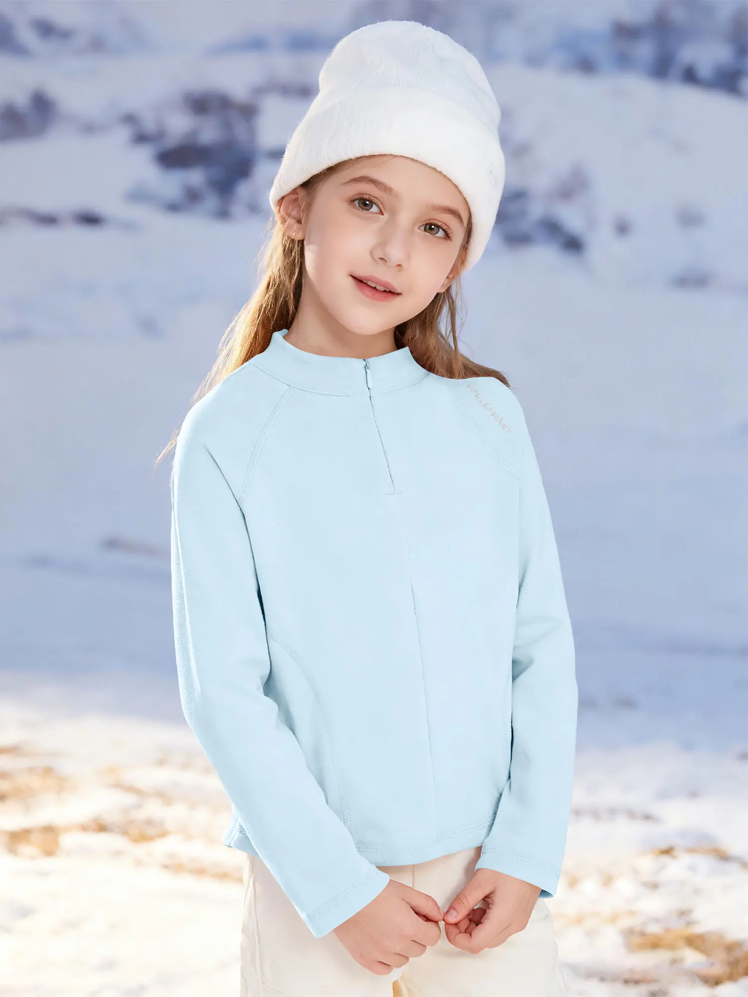 Girls Thermal Tops Kid Pullover Long Sleeve Solid Color T-Shirt Undershirt Base Layer Child Yoga Pilates Workout Running Clothes 19 S8d06ca190a3a465e9e67097b4bc86662R