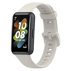 Stylish Silicone Replacement Strap Bracelet for Huawei Band 6 (Gray)
