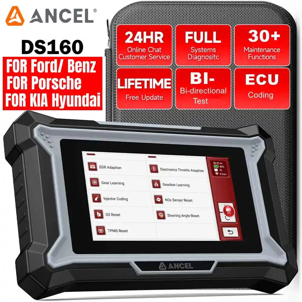 OBD2 ポルシェ用診断機 ANCEL DS160 スキャナー Amazon.com: ANCEL DS160 OBD2 Scanner for Kia Hyundai, Full