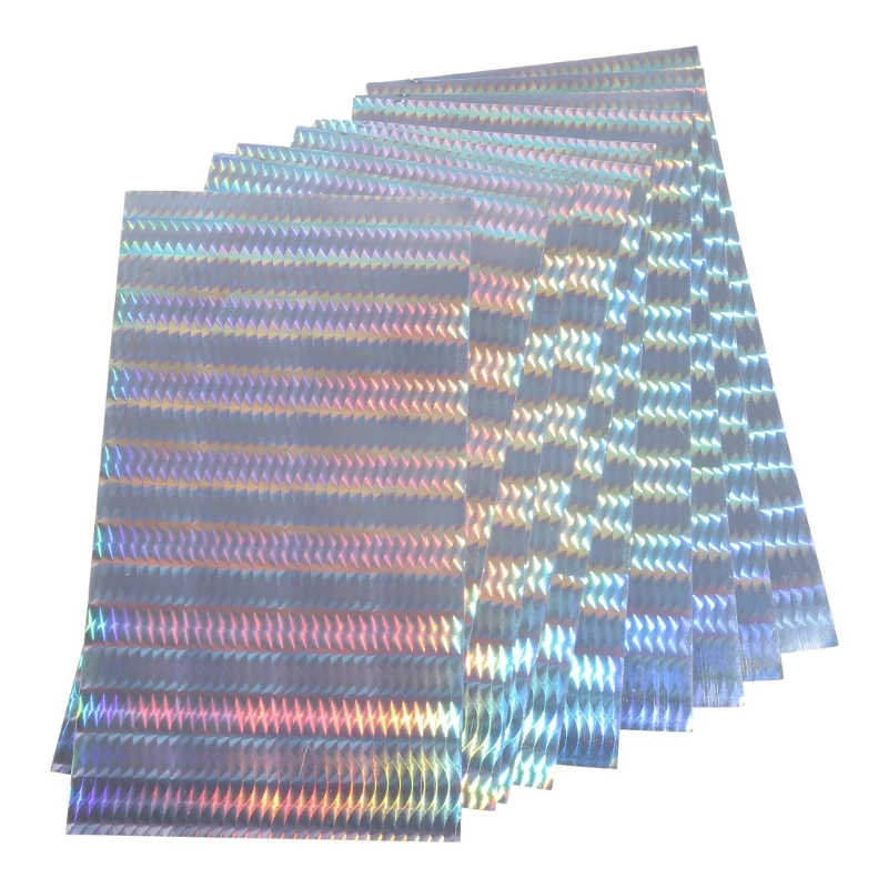 Holographics Adhesive Film Waterproofs Fishing Lure Tape 10Pcs