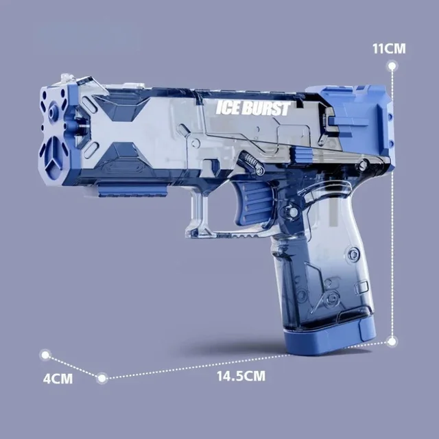 Portable Children Water Gun Manual Ice Burst Automatic Reloading Waterguns Summer Outdoor Pool Garden Fight Games Toys for Kids 6