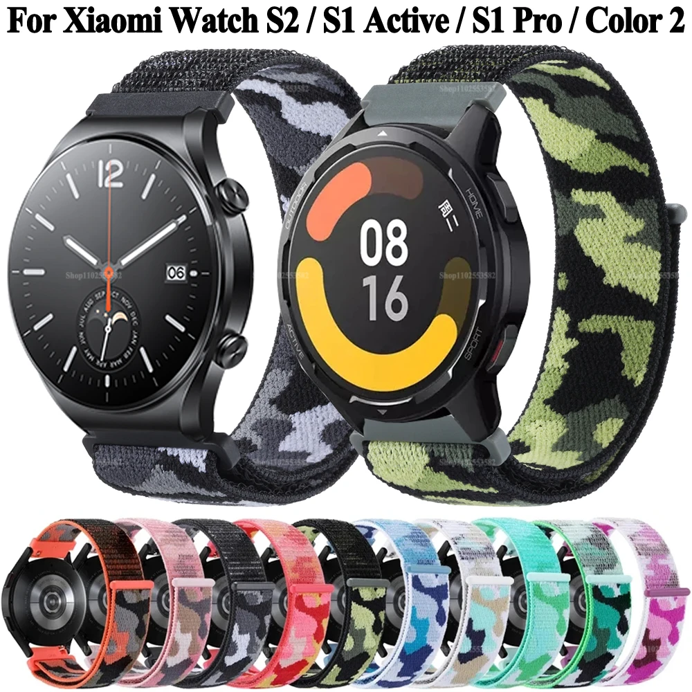 22mm Smart Watch Nylon Strap for Xiaomi Mi Watch S1 Active WatchBand  Bracelet for Mi Watch