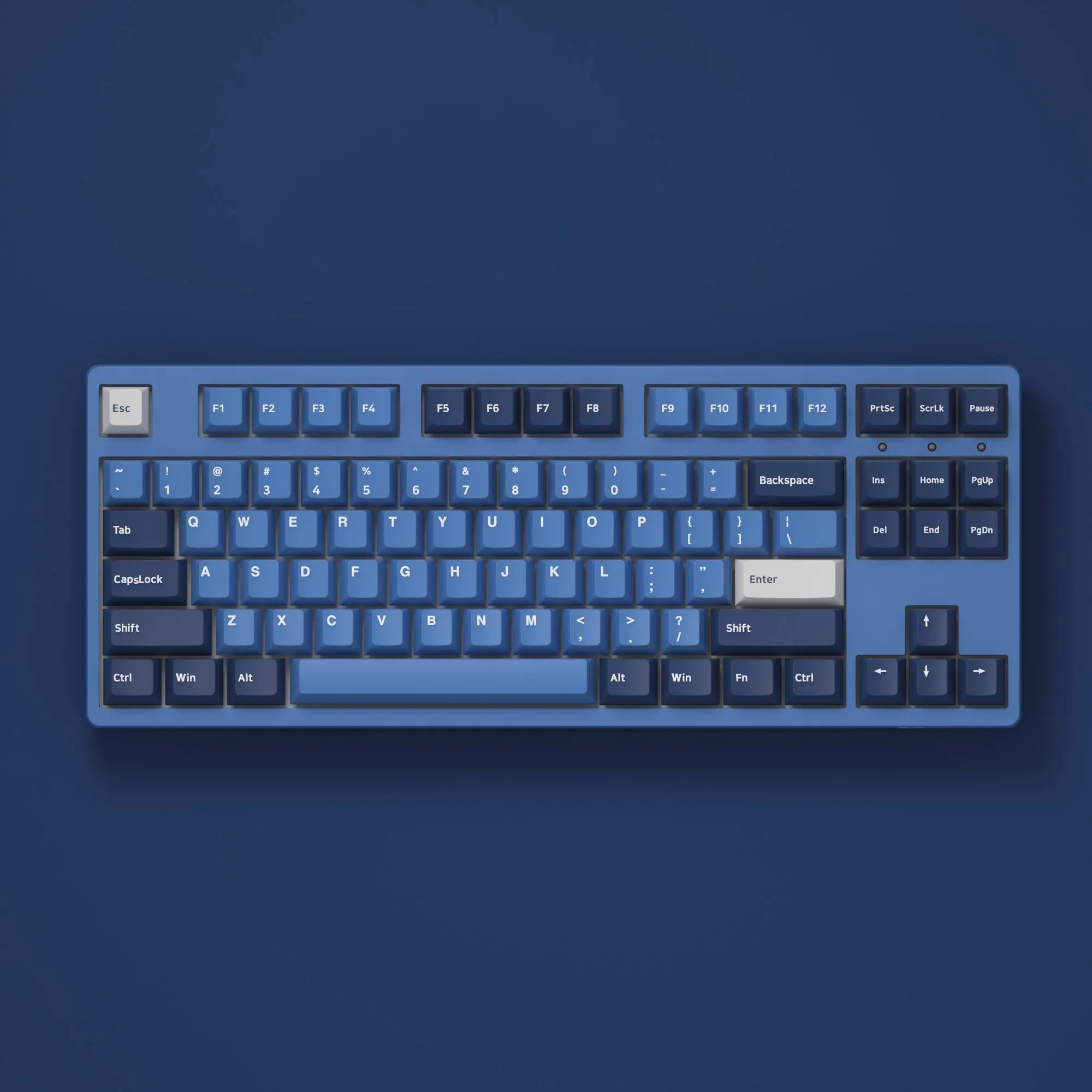 

Механическая игровая клавиатура Akko 3087DS Ocean Star Проводная клавиатура TKL 87 клавиш с вишневым профилем PBT двойные колпачки клавиш N-key Rollover