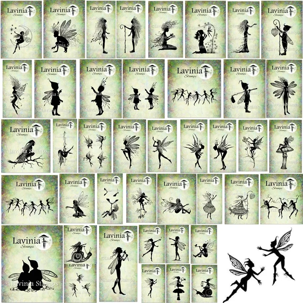 Bella Moon Fairy Stamp Clear Silicone Seal for DIY scrapbooking Making photo album Decorative New