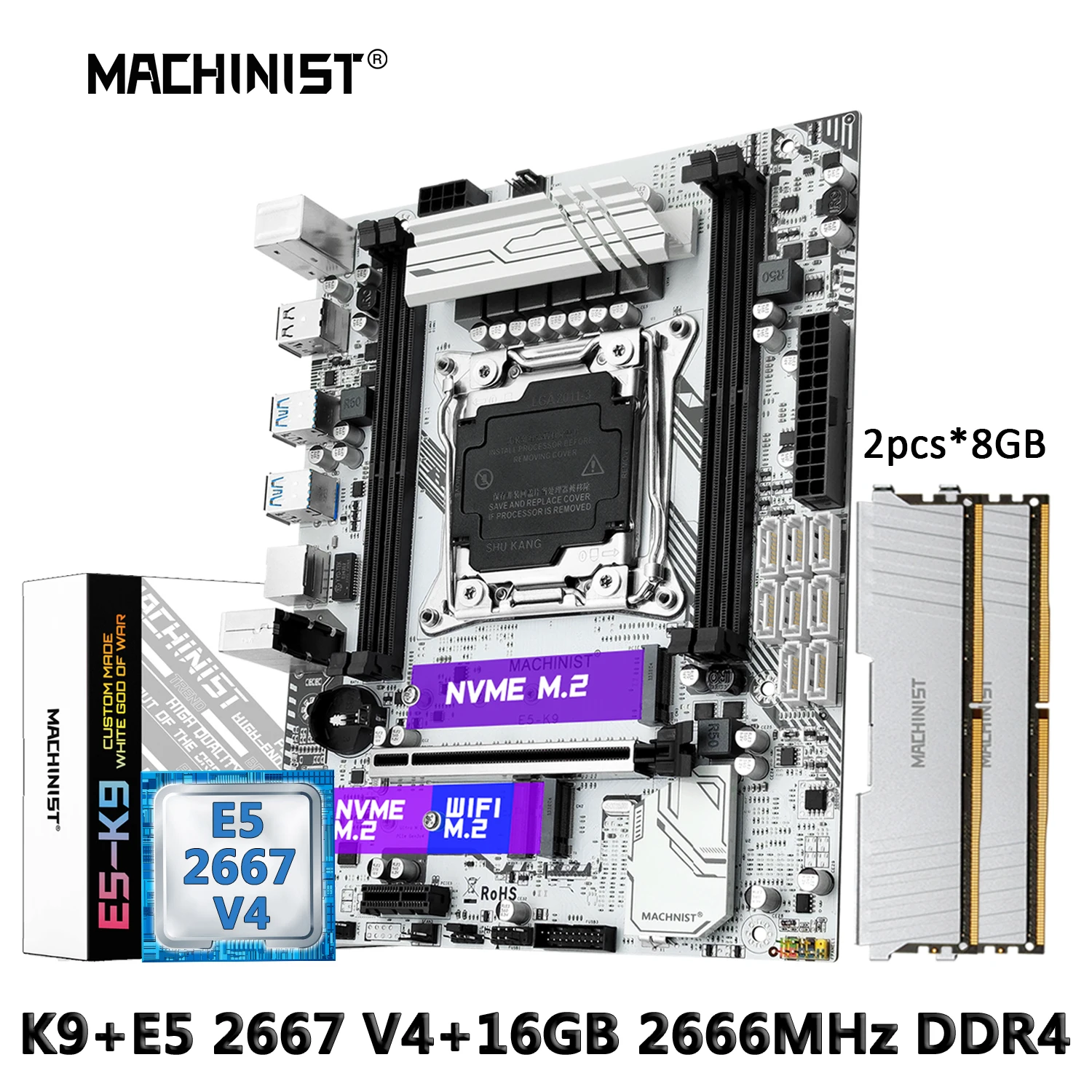 Serveur HP Proliant DL380 Gen9 8SFF - 2x Xeon E5-2667 V4 / 128GB RAM / 4x 600GB 10K SAS