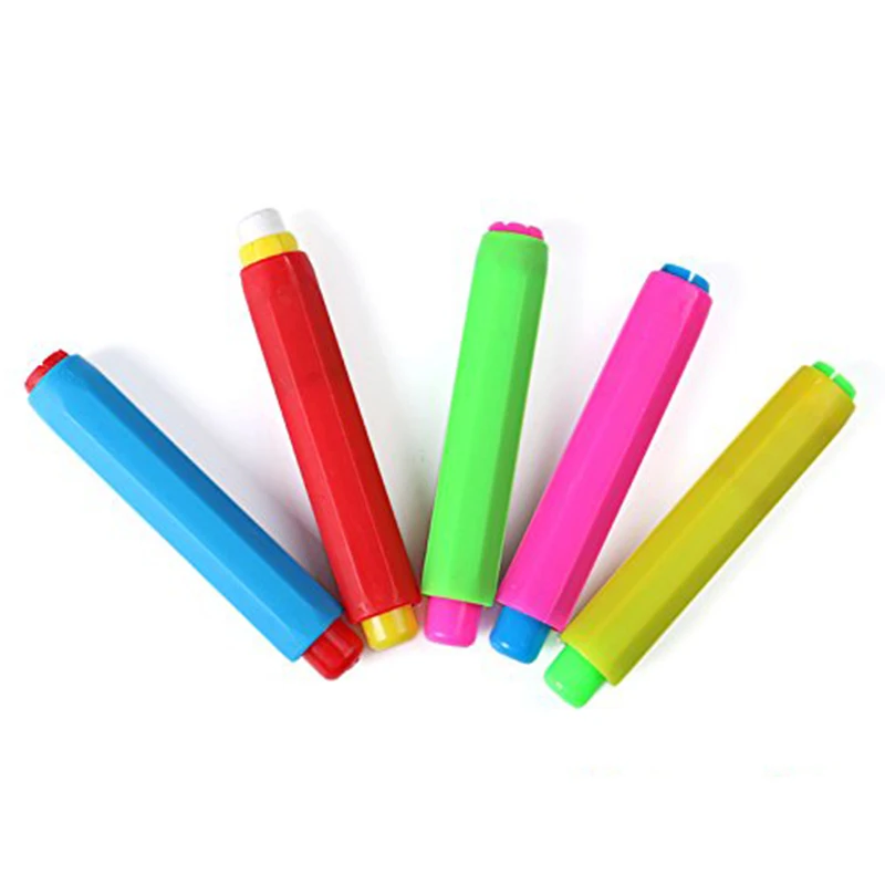 

5X Chalk Holder Case Cover For Plastic School Adjustable Replacement Chalk Cover Color Random