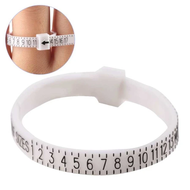 Plastic Bracelet Bangle Gauge Sizer Jewelry Measure Wrist Size Tool 15-25cm  Jewellery Bracelet Making Tool White for Jeweler - AliExpress