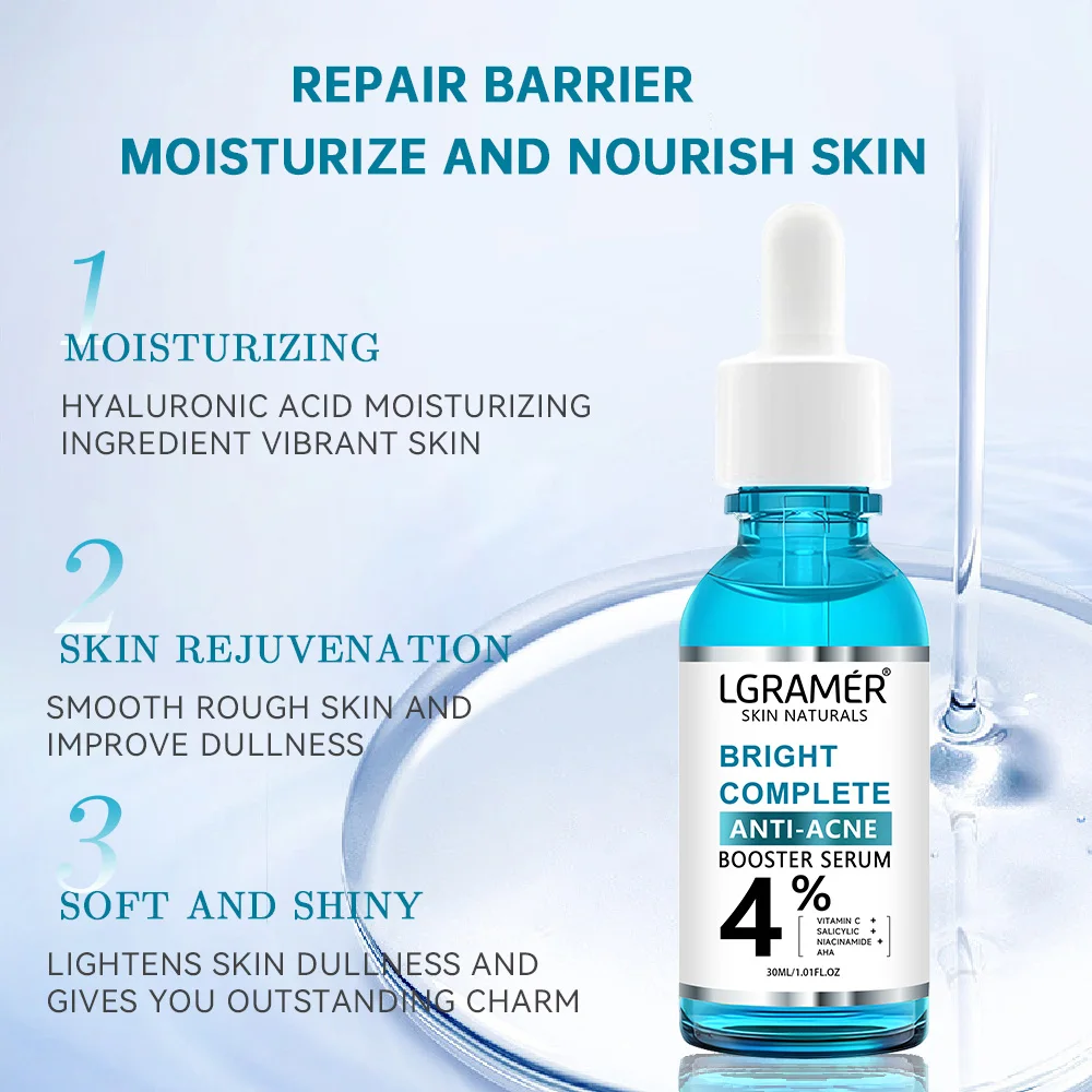 Garnier Bright Complete 30 Times Vitamin C Nicotinamide Enhanced Essence Facial Repair Essence Acne Removing Beauty Product 6