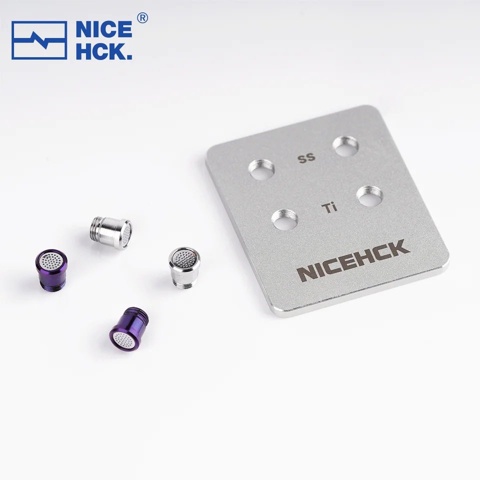 NICEHCK HiFi チューニングノズル交換可能な音響管精密ネジクイック