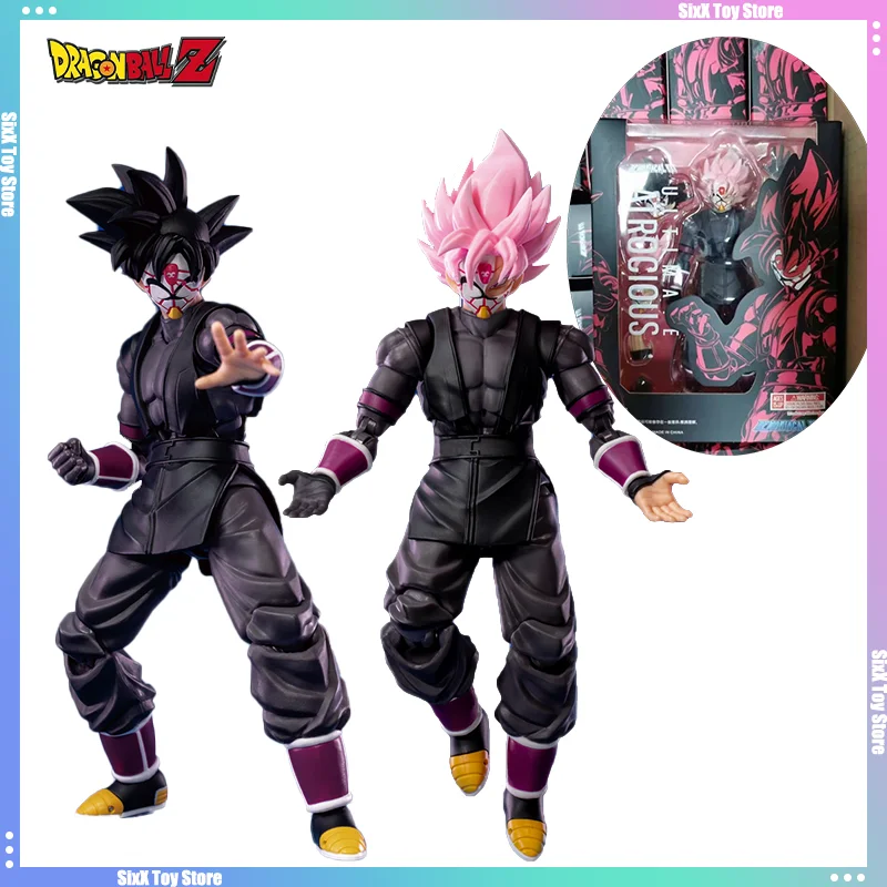 Demoniacal Fit Dragon Ball Z Zama Action Figures Shf Ultimate Atrocious Black Goku Anime Figure S.H. Figuards Figurine Toy Gift
