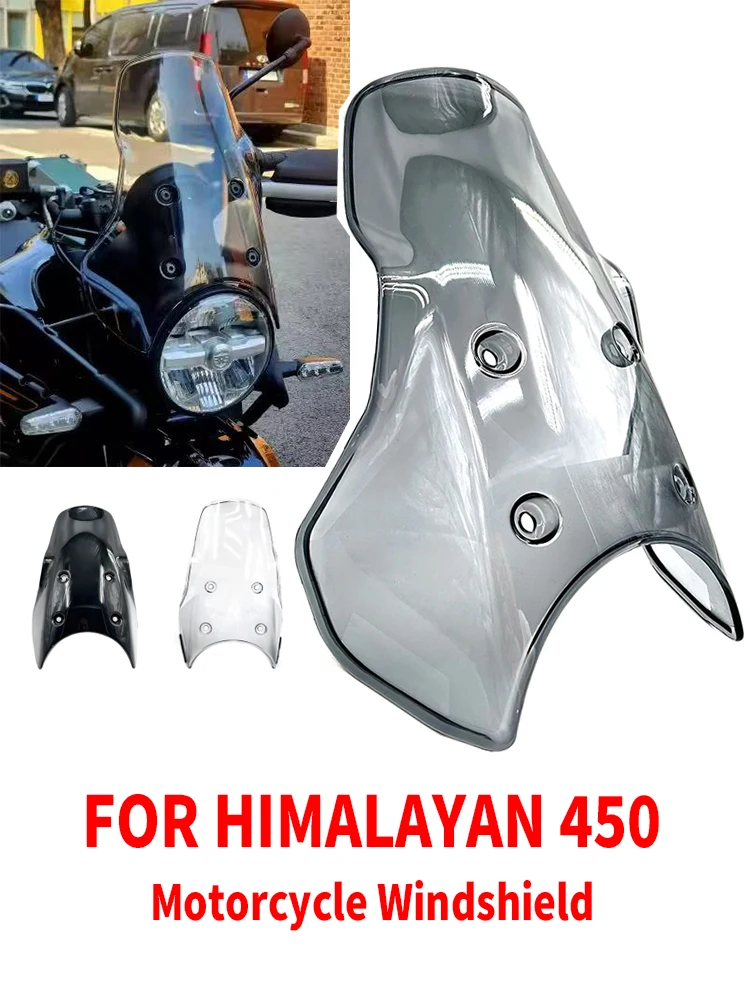 Für Himalayan 450 Motorrad Windschutzscheibe Windschutzscheibe Erhöhte Windschutzscheibe Für Himalayan 450 Himalayan 452 Himalayan 450 2024 2025 – Detail 1