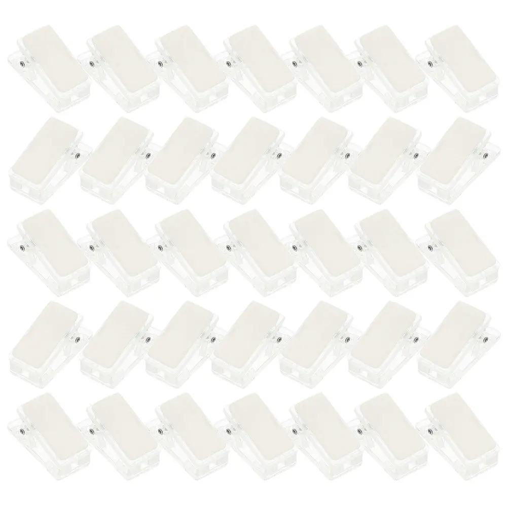 35Pcs 사진 포스터용 투명 벽 클립 스프링 디자인 태피스트리 퀼트 스크랩북 배지 이름 카드 사무실 홈