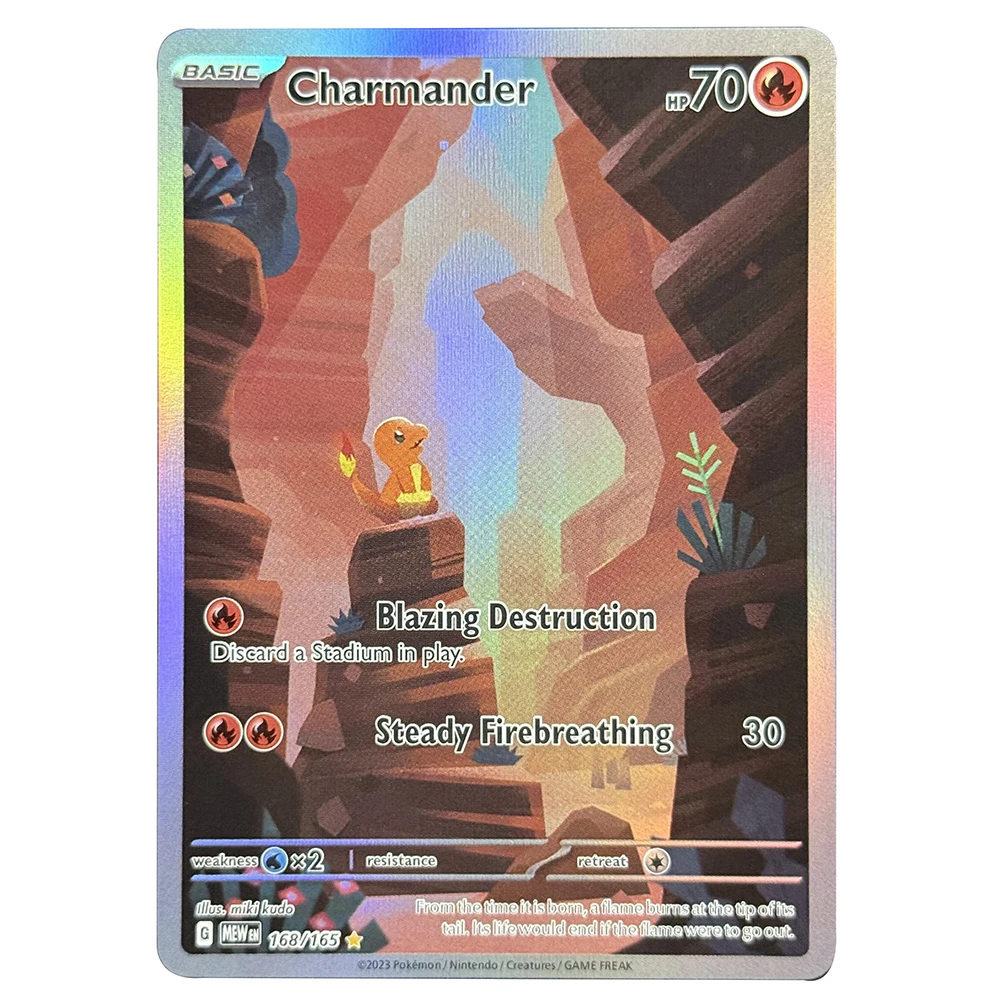 TCG-Ersatzkarten 151MEW Bulbasaur Alakazam Champions Festival Eevee&Snorlax Lillie’s Clefairy Squirtle Venusaur Zapdos TCG-Karte – Detail 3