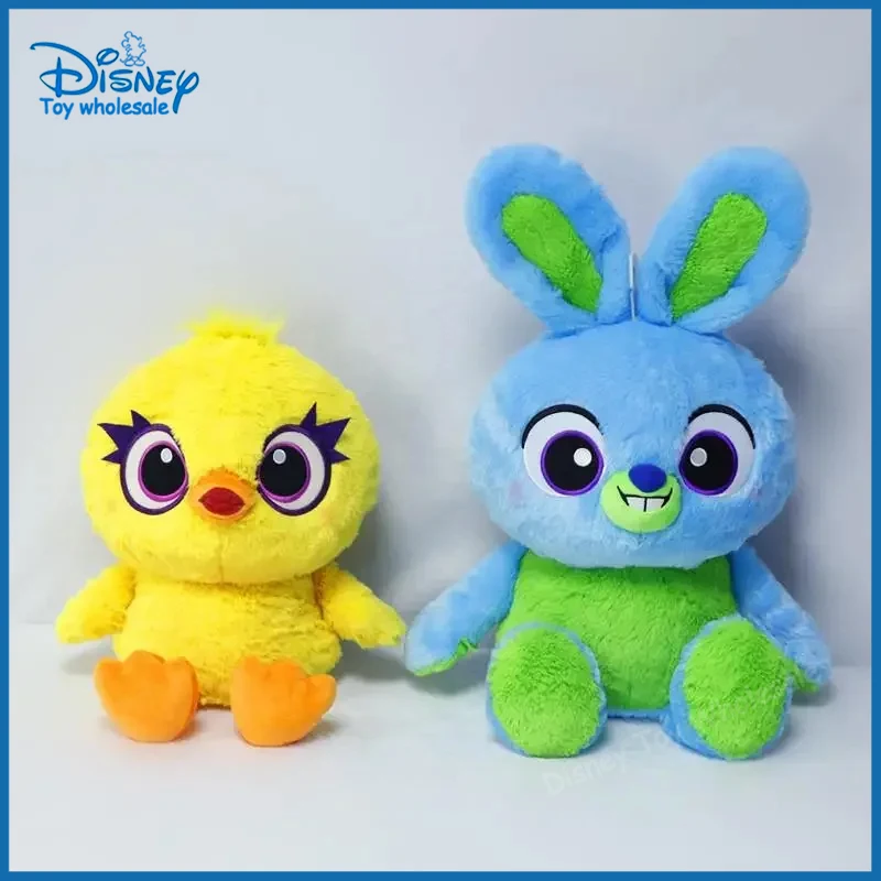

35cm Disney Animation Movie Toy Story 4 Version Ducky /bunny Plush Toy Bunny & Duck Plush Doll Child Birthday Gift christmas