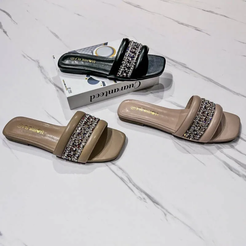 

Стильные женские шлепанцы, сланцы, обувь 2024, женские сандалии на плоской подошве, женские босоножки с перекрестными краями, эксклюзивно для больших размеров