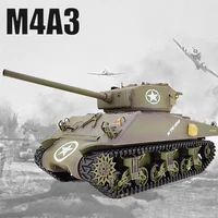Henglong M4a3 Rc Tank Large Remote Control Sherman Multi Functional Battle Simulation Tank Toy Model New Year Gift For Child 2