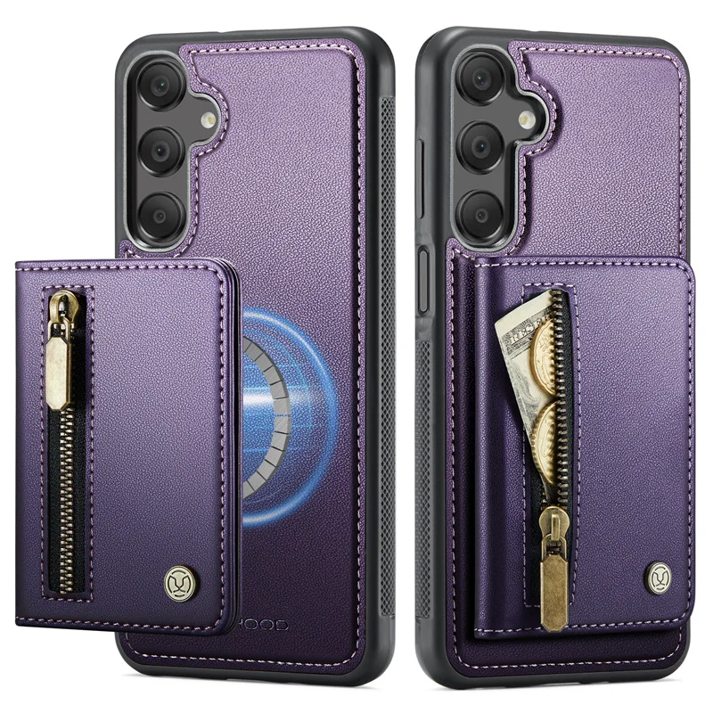 Elegant Magnetic Flip Leather Wallet Phone Case - Universal Design