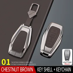 Premium Zinc Alloy Key Case (GRAY)