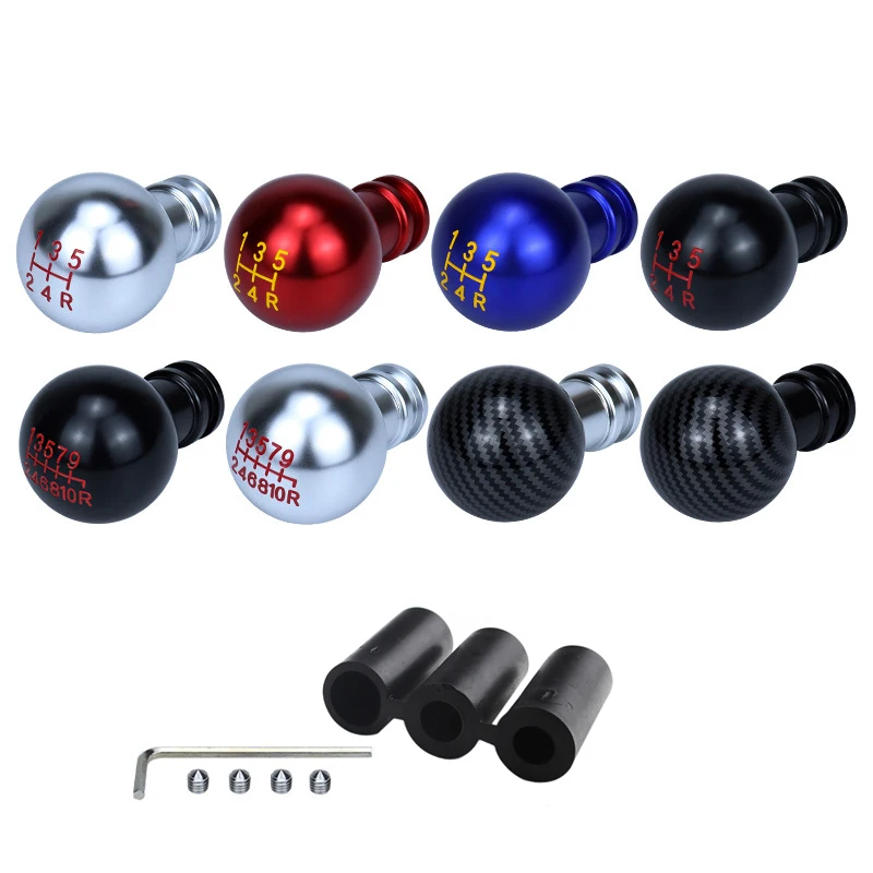 Metal Style Car Accessories car gear handle Interior Replacement Parts General Gear Shift Aluminum Lever Handle Knob
