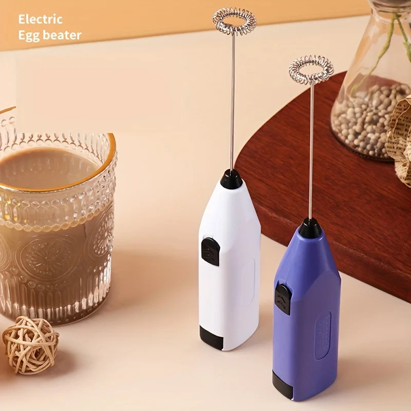 Egg Beater Electric Handheld Rotary Egg Whisk Coffee Frothing Wand Milk Cappuccino Frother Mixer Portable Kitchen Tools 6