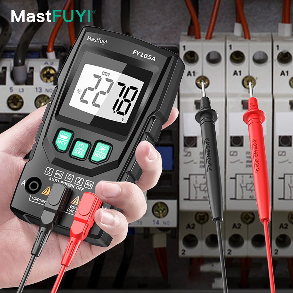 2024 New Digital Smart Multimeter Profesional Inteligente AC DC Voltage Current Auto Range Ohm Hz NCV Tester High Precision Tool