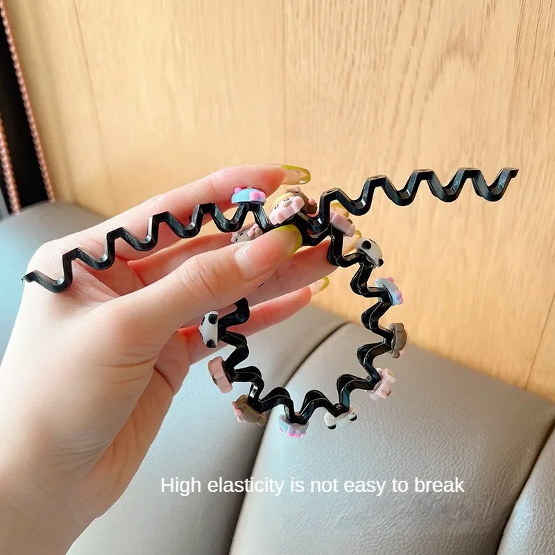 2023 New Girls Cute Cartoon Animals Wave Hairbands Kids Lovely Hair Decorate Headband Hair Hoops Fashion Hair Accessories 4