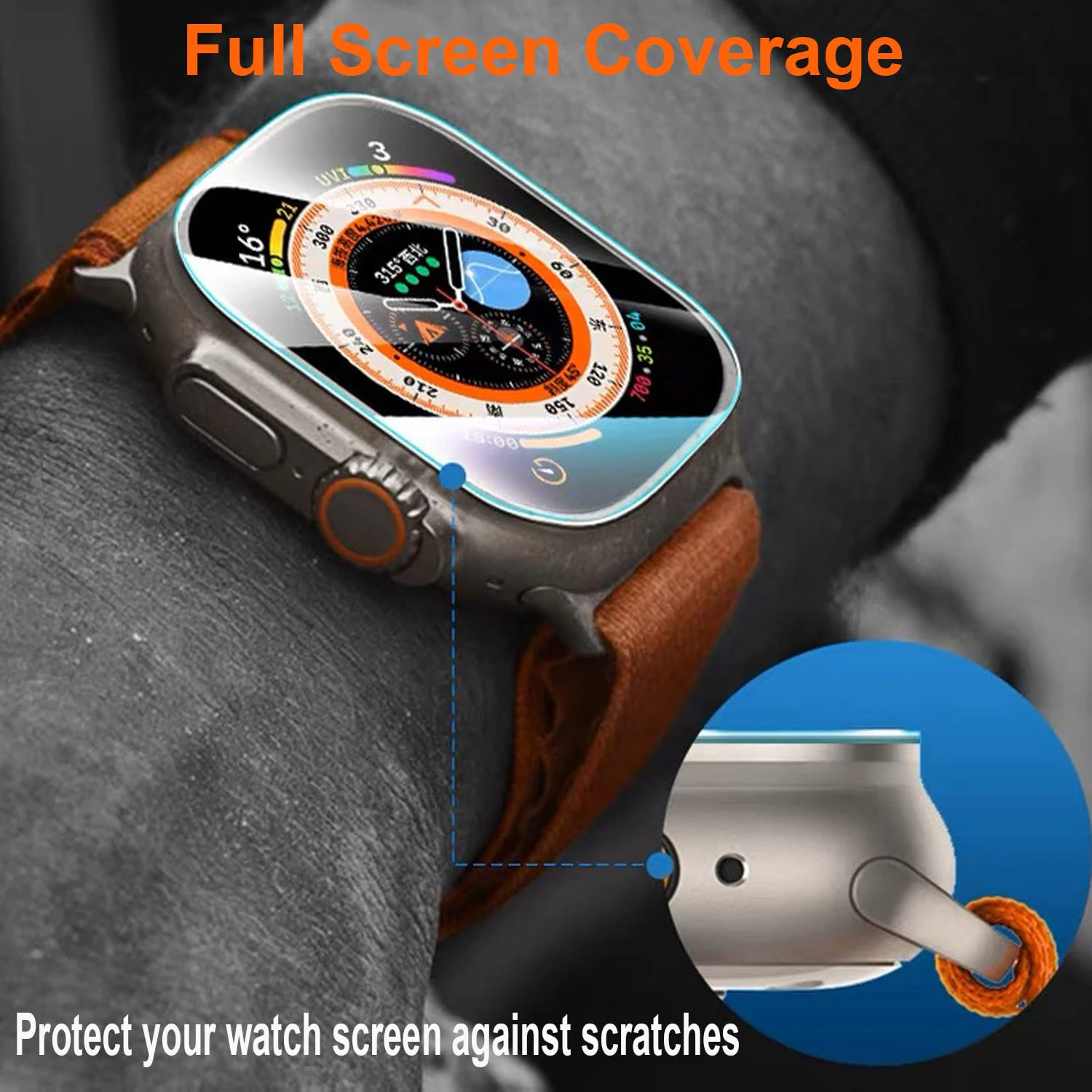 Premium Tempered Glass Screen Protector - High-Definition, Waterproof, Easy Install