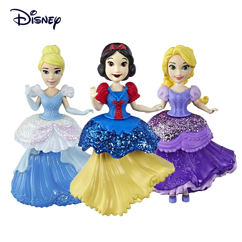 simplemente Preludio Impresionante Disney Princess Snow White Collectible Doll With Glittery Blue and Yellow  One Clip Dress Royal Clips Fashion Toy E4863 CE| | - AliExpress