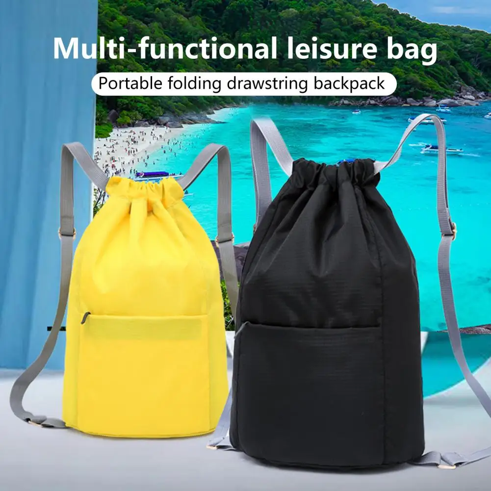 

Basketball Bag Drawstring Foldable Water-proof Large Capacity Men Women Backpack Outdoor Activities Outdoor Tools