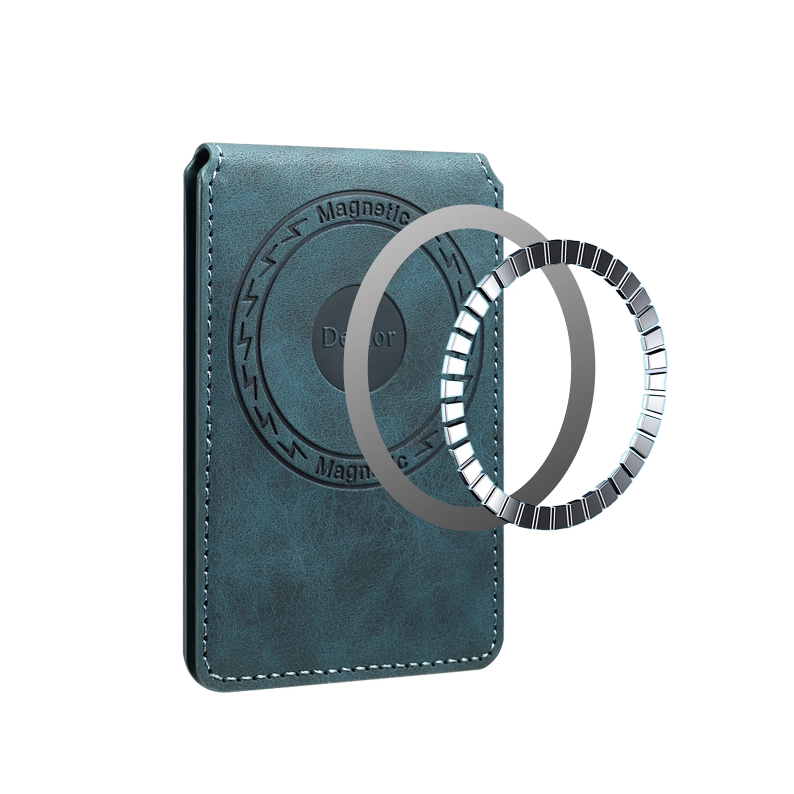 Denior Magnetic Leather Card Holder