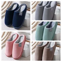 Comfortable Velvet Winter Fluffy Slippers Non-slip Korean Style Soft Plush Slippers Warm Home Shoes Slippers Women Daily