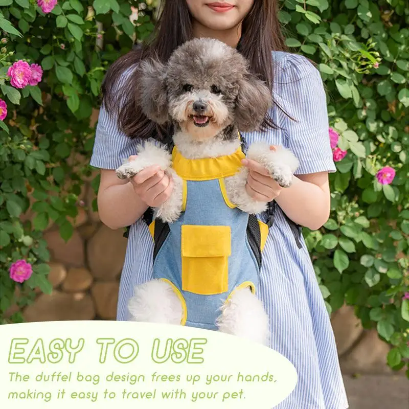 Cats dogs Backpack Carrier pets Adjustable Carrier Bag With Legs Out Small Puppy Accessories Portable Pet Supplies for Traveling