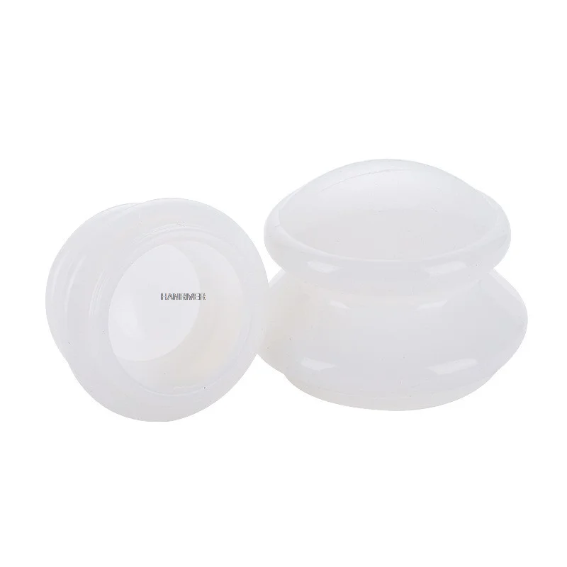 White Silicone Cupping Four Pack Silicone Elastic Cupping Device Self-Adhesive Cupping Device Can 5