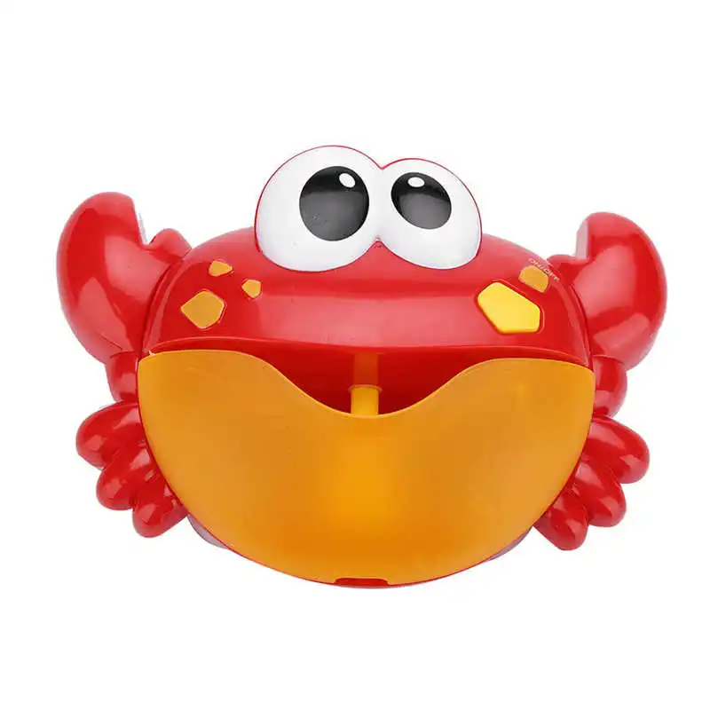 

Automatic Bubble Machine Cartoon Crab Shaped Bubble Maker 12 Baby Songs Children Funny Bath Shower Toy For Party Summer Outdoor