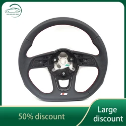 For Audi RS3 RS4 RS5 A3 A4 A5 S3 S4 S5 2017-2021 Fully Perforated Leather Steering Wheel