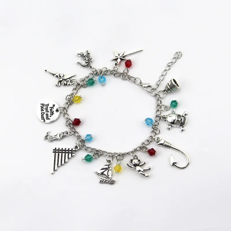 

2022 Fashion Trend Jewelry Charm Bracelet Peter Pan Magic Flute Bracelet Chain Men and Women Holiday Banquet Gifts