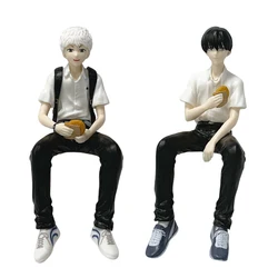 Summer Hikaru Died Anime Action Figurines - Hikaru & Yoshiki Collectible Set (2pcs - no box)