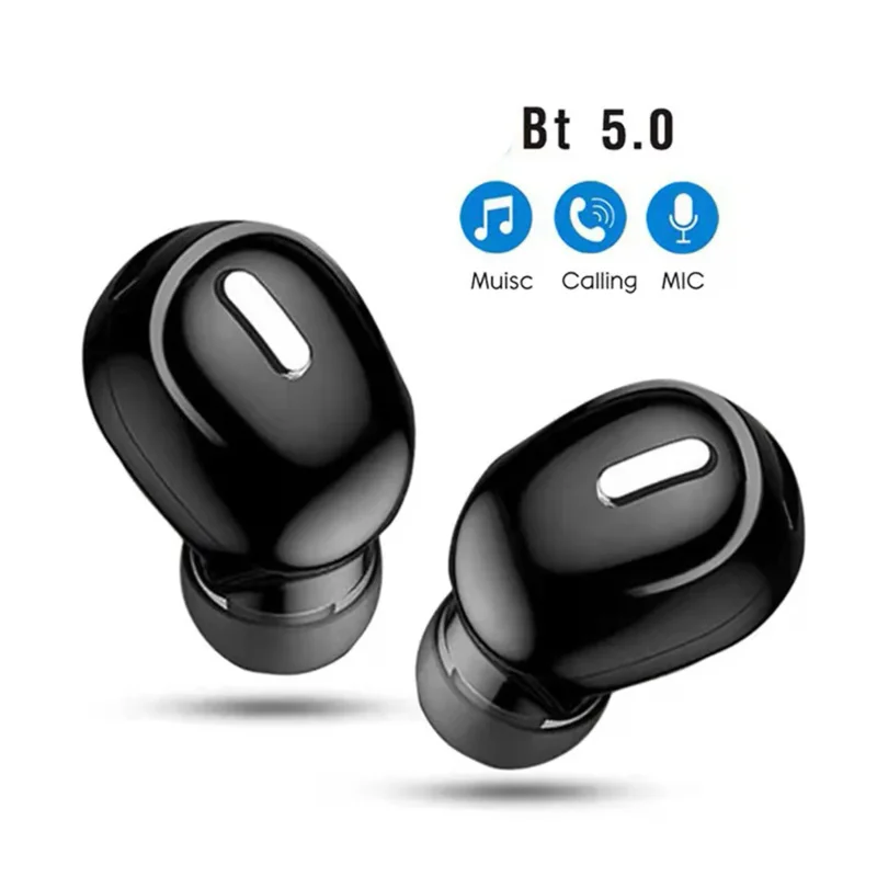 

X9 Wireless Headphones Noise Canceling Earbuds Mini Sleeping Headphones Stereo Sound Earphones With Built In Mic Headphones For